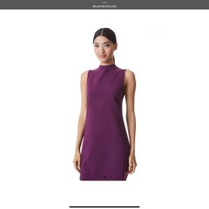 Alice + Olivia Purple Sleeveless Dress
